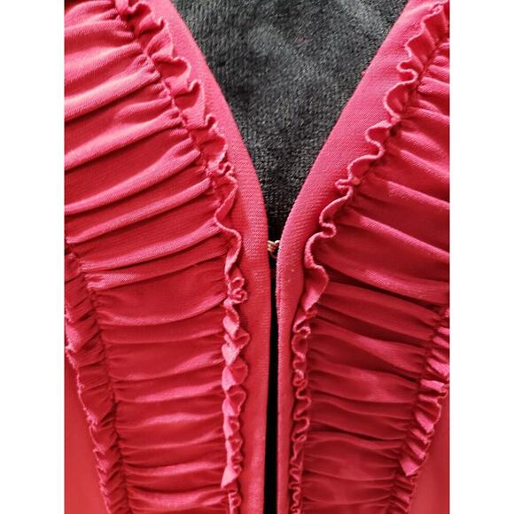 Julian Taylor Women Pink Long Sleeve V Neck Open Front Cardigan Sweater Size 22W - Picture 6 of 12